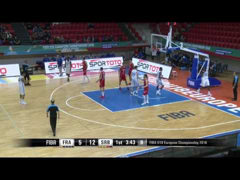 Sekou Doumbouya vs RUS/SLO/SRB- 2016 FIBA U18 European Championship