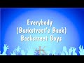 Everybody - Backstreet Boys (Karaoke Version)