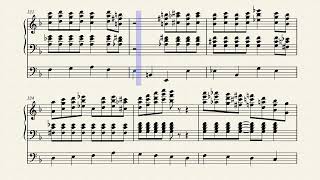 Red Garland "Bye Bye Blackbird" piano and bass transcription and MIDI play