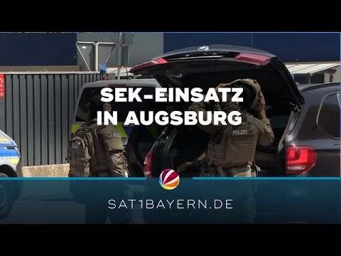 SEK-Einsatz in Augsburg: Mann verschanzt sich in Wohnung