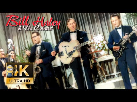 Bill Haley & The Comets AI 4K Colorized Enhanced - Rock-A-Beatin’ Boogie 1956