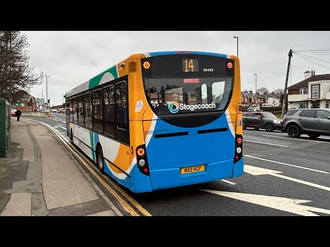 14 to Buckton Fields | Stagecoach Midlands | ADL Enviro 200 Voith (MX11 HGP - 36425)