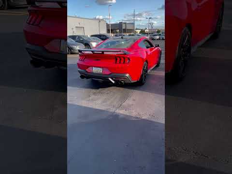 2024 mustang gt remote revs with Corsa extreme cat back and x pipe exhaust #mustang #corsaexhaust