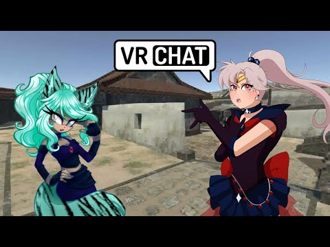 Sailor Peace and Rosaria Take a Break at the Outskirts of the Fox Kingdom - VRChat
