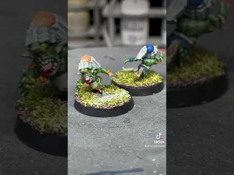 Blood Bowl Snotlings! #BloodBowl #Snotlings #Goblins #Warhammer #GamesWorkshop #PaintingWarhammer
