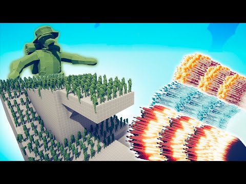 100x TOY SOLIDER + GIANT vs 3x EVERY GOD - TABS | Totally Accurate Battle Simulator 2024