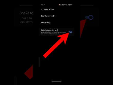 How to shake to turn on the torch | Mobile ko hila kr torch Kaise on Karen #shorts #ytshorts
