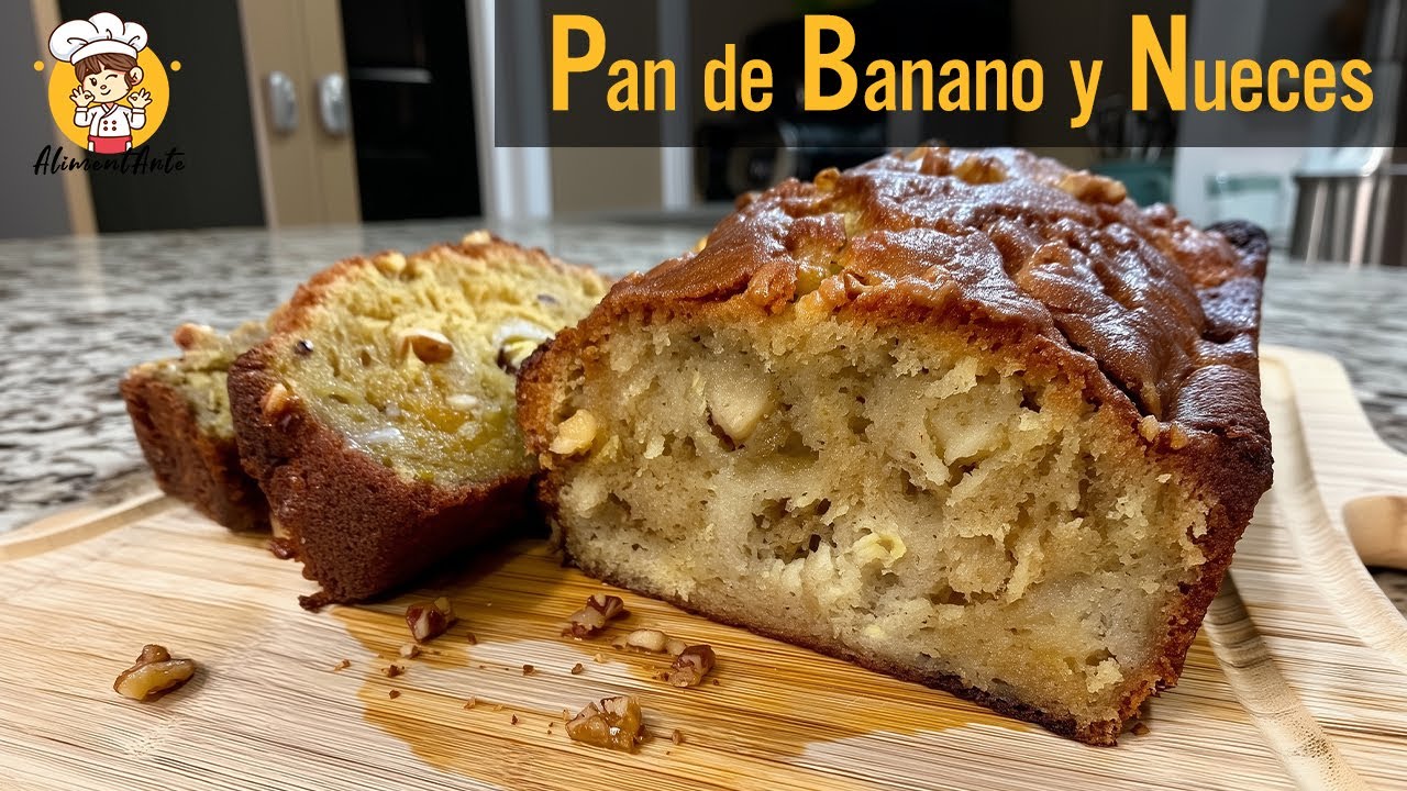 ¿Por qué queda tan HÚMEDO? El secreto de mi Pan de Banano y Nueces 🍌🥮