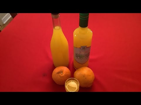 Home Made Orangello Liquore!