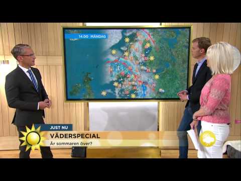 Väderspecial: Är sommaren över? - Nyhetsmorgon (TV4)