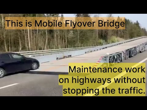 The Mobile Flyover Bridge | #switzerland