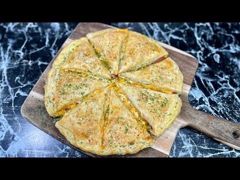 Seulement 5 MIN pour ce feuilleté Jambon Fromage 😍