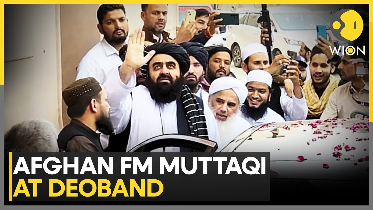 Afghan FM Amir Khan Muttaqi Visits Historic Darul Uloom Deoband In UP | WION