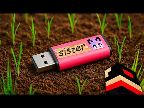 I Found My Sister's SECRET Minecraft World