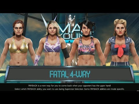 Rising Stars DLC - Candice LaRae vs Dakota Kai vs Lacey Evans vs Maria Kanellis - WWE 2K19 DLC