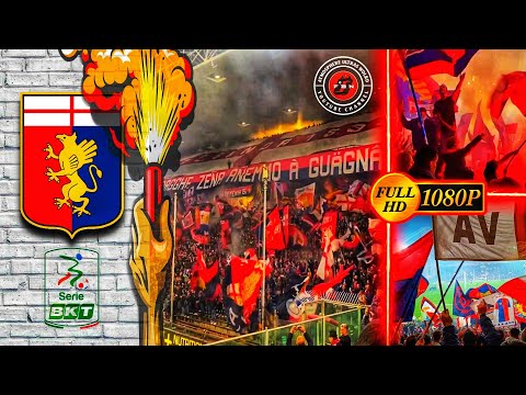 🔴🔵 FORZA GRIFONE • Gradinata Nord Ultras Genoa in Casa • Serie B • Genoa vs Reggina 1-0 (01/04/2023)