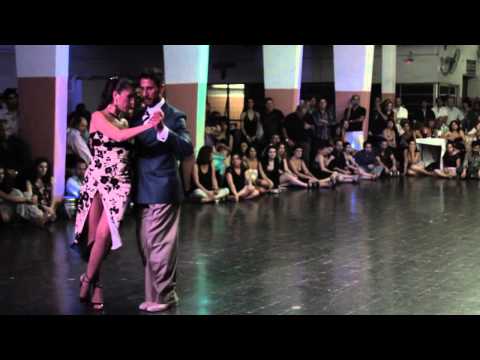  Christian Marquez  and  Virginia Gomez  are  dancing  to  a  tango  at  Rosario Tango Festival  in  2015