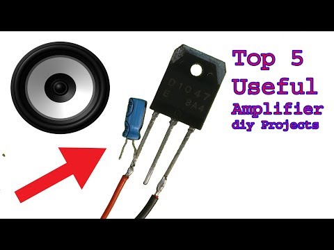 Top 5 useful super easy audio amplifier diy projects Video