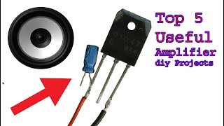 Top 5 useful super easy audio amplifier diy projec