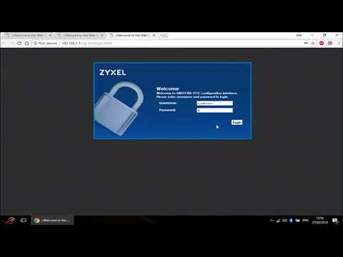 ZYXEL AMG1302 T11C Supervisor Login Access