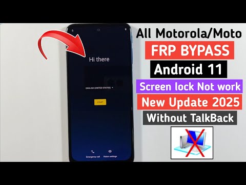 All Moto/Motorola 2025 Android 11 FRP/Google Lock Bypass | No Screen Lock | WITHOUT PC