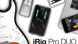 Video thumbnail for iRig Pro DUO - Overview by ikmultimedia