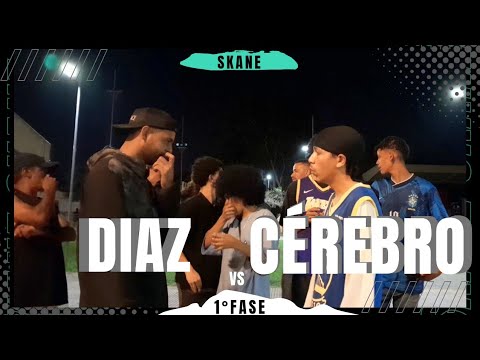 DIAZ X CÉREBRO| 1ª FASE | BATALHA DO SKANE #1