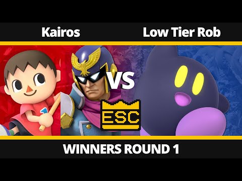 ESC 51 - Winners Round 1 - Kairos (Captain Falcon, Villager) Vs. Low Tier Rob (Kirby)