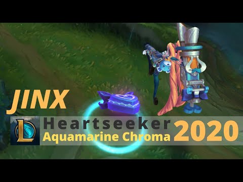 Heartseeker Jinx Aquamarine Chroma 2020 - League Of Legends