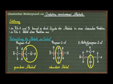 Oxidation verschiedener Alkohole