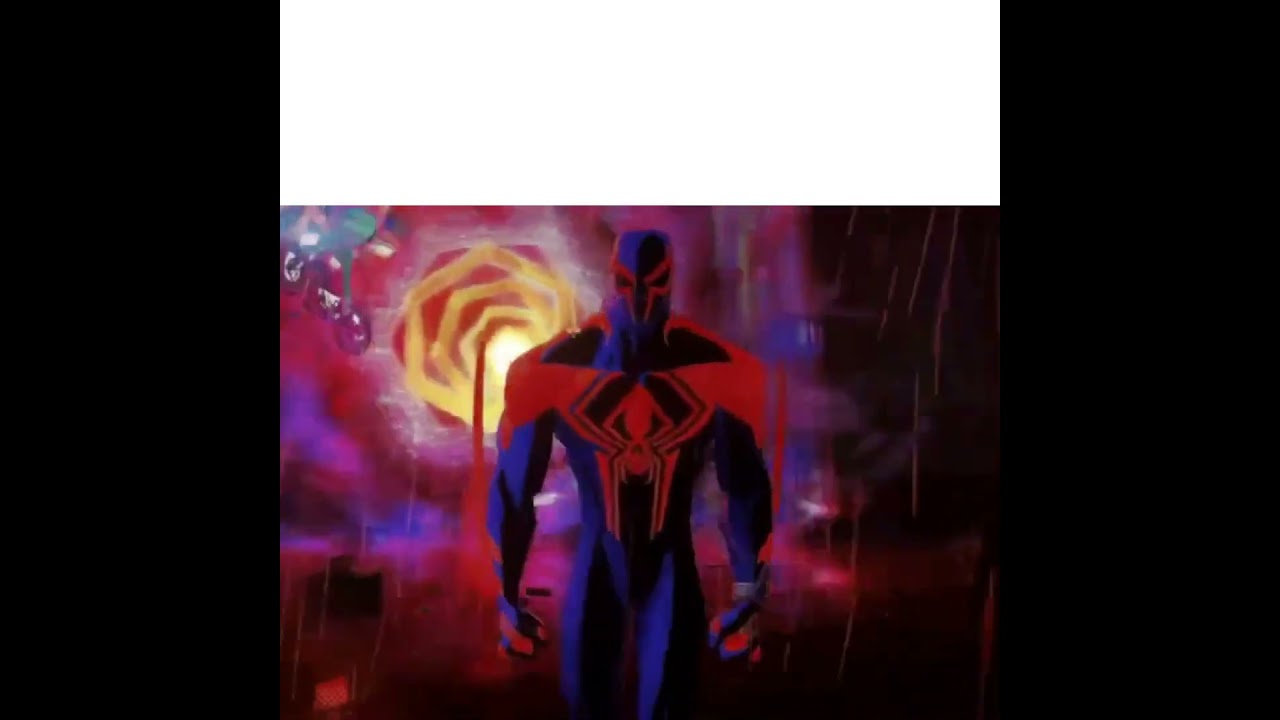 Spider-Man 2099 Walking Meme Template