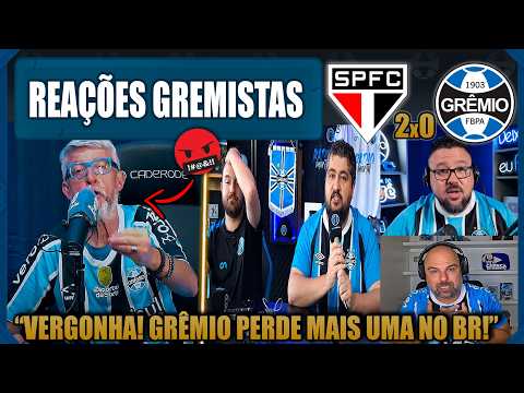 REAÇÕES GREMISTAS - SÃO PAULO 2x0 GRÊMIO - BRASILEIRÃO 2026 - VAMOS RIR DO GRÊMIO!