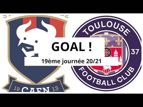 Caen - Toulouse [(2)-0] GOAL 18' (Alexandre Mendy) 19ème journée 2020/21