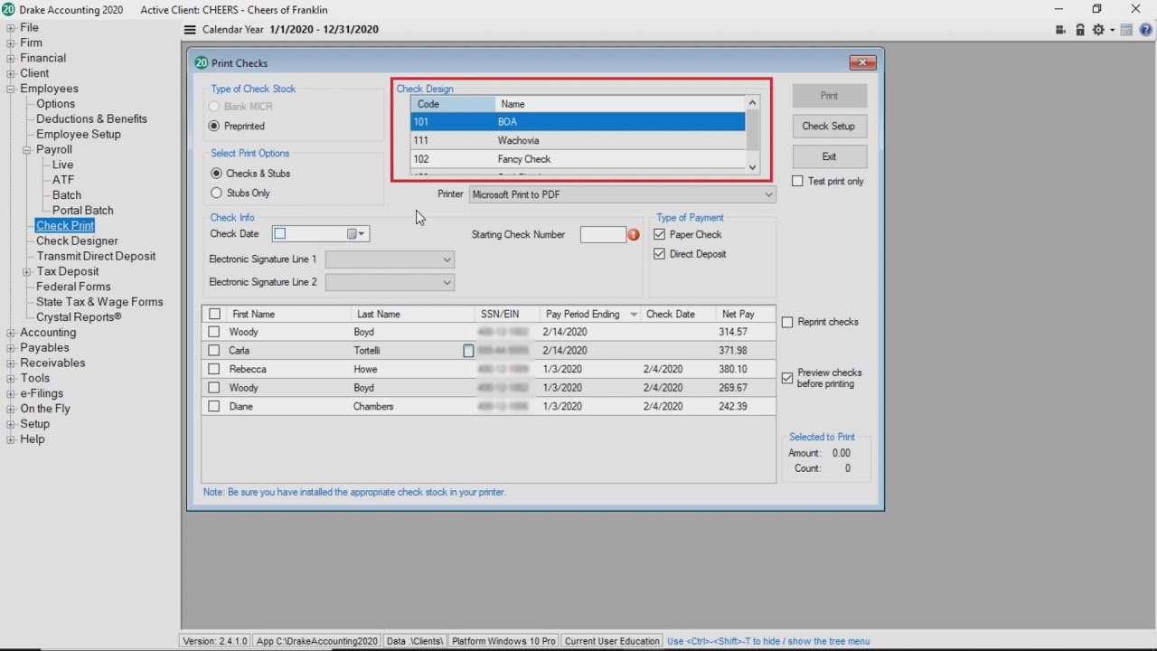 Live And ATF Payroll