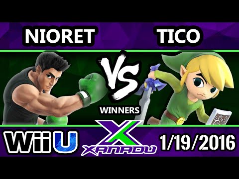 S@X 133 - Nioret (Little Mac) Vs. Tico (Toon Link) SSB4 Tournament - Smash wii U - Smash 4