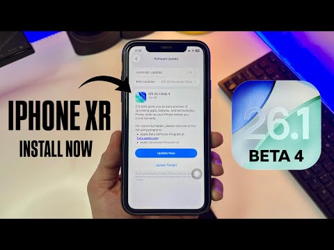 How to install iOS iOS 26.1 Beta 4 on iPhone XR 