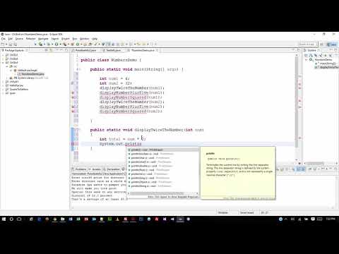 Java Programming 1 - Chapter 3 Exercises 4 & 6