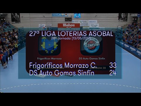 LIGA LOTERIAS ASOBAL J28 Frigoríficos del Morrazo - DS Auto Gomas Sinfín 33 - 24