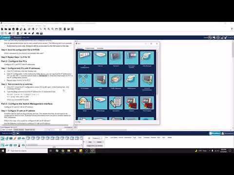 2.7.6 Packet Tracer   Implement Basic Connectivity Cisco Activity