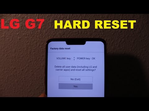 LG G7 ThinQ    - HARD RESET  & RECOVERY MODE
