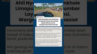 Air Sinkhole Limapuluh Kota di Sumbar Viral, Dianggap Berkhasiat oleh Warga Hingga Jadi Rebutan