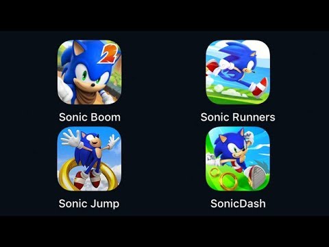 Sonic Dash 2, Sonic Runners, Sonic Jump, Sonic Dash [iOS Gameplay] Video