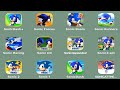 Sonic Dash Sonic Forces Sonic Boom Sonic Runners Sonic Racing Sonic Hedgehog CD Sonic Jump Fever