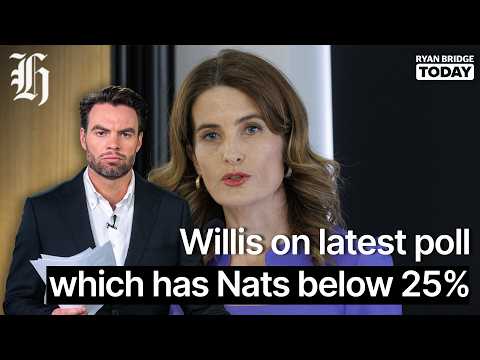 Thumbnail for 'Completely out of whack': Willis on latest poll which has Nats below 25% | Ryan Bridge TODAY