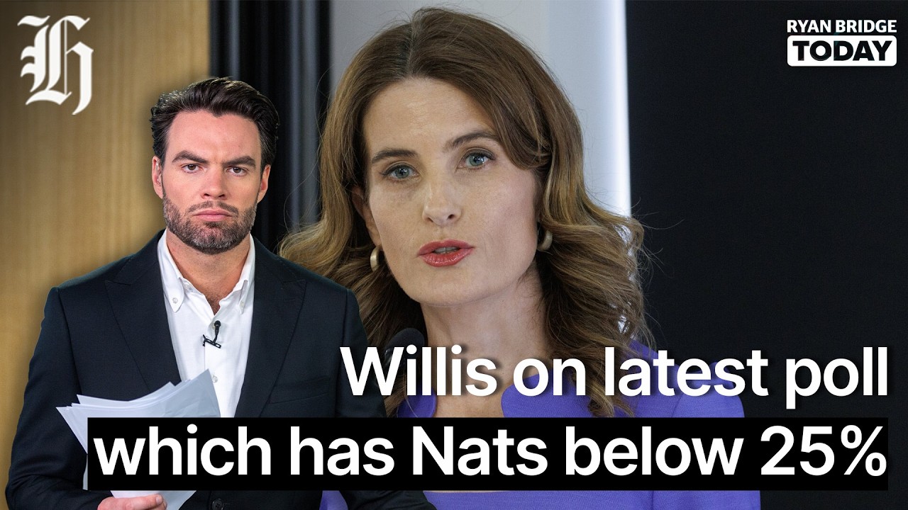 'Completely out of whack': Willis on latest poll which has Nats below 25% | Ryan Bridge TODAY