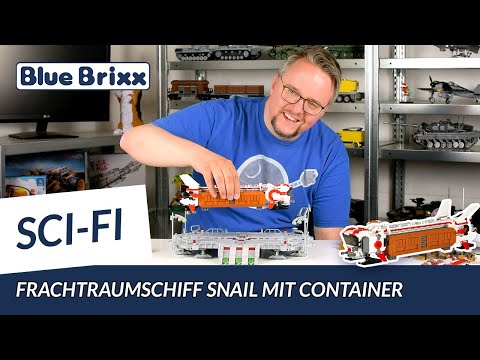 Main Base Mars - Frachtraumschiff Snail mit Container