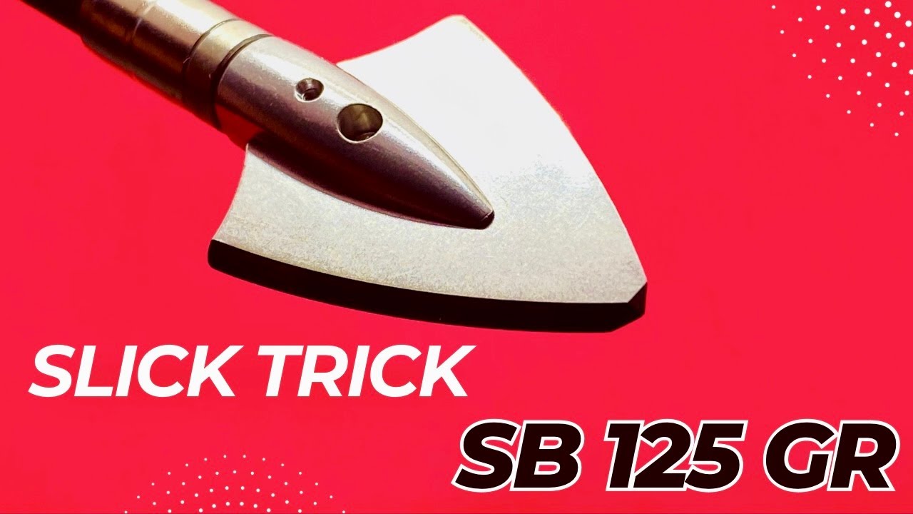 SLICK TRICK SB, 125 gr Single Bevel Broadhead Test