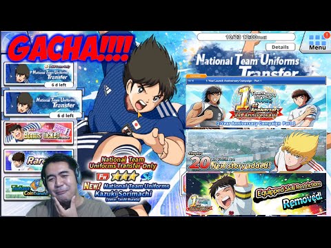 1st anniversary campaign + sorimachi samurai blue - Captain Tsubasa Zero