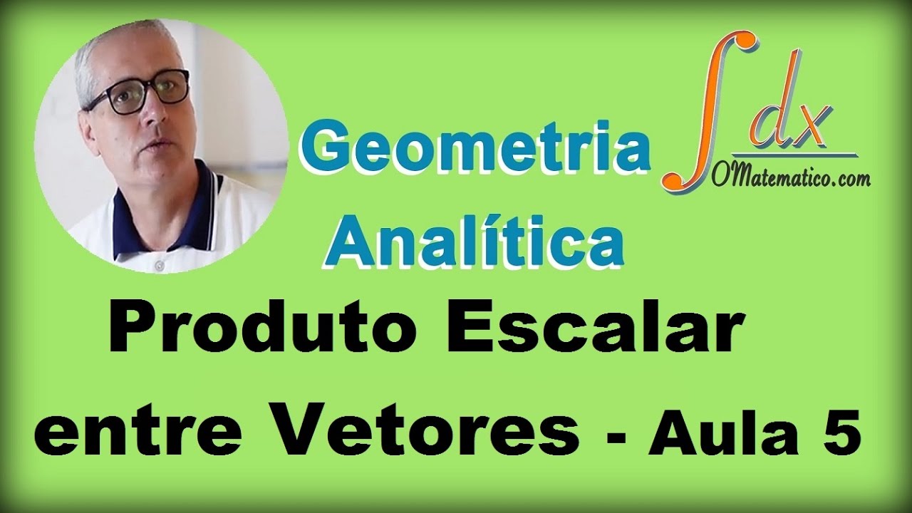 GRINGS - Geometria Analítica - Produto Escalar entre Vetores - Aula 5