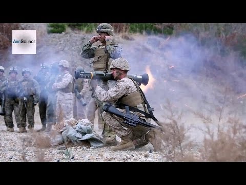 US Marines AT4 Rocket Launcher Live Fire